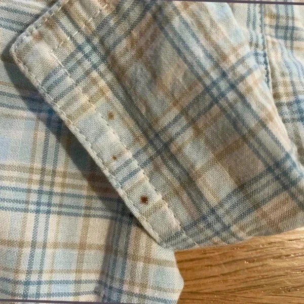 Camisa de mangas compridas xadrez para menino Kimbaloo 24 meses - Bom estado – photo 5